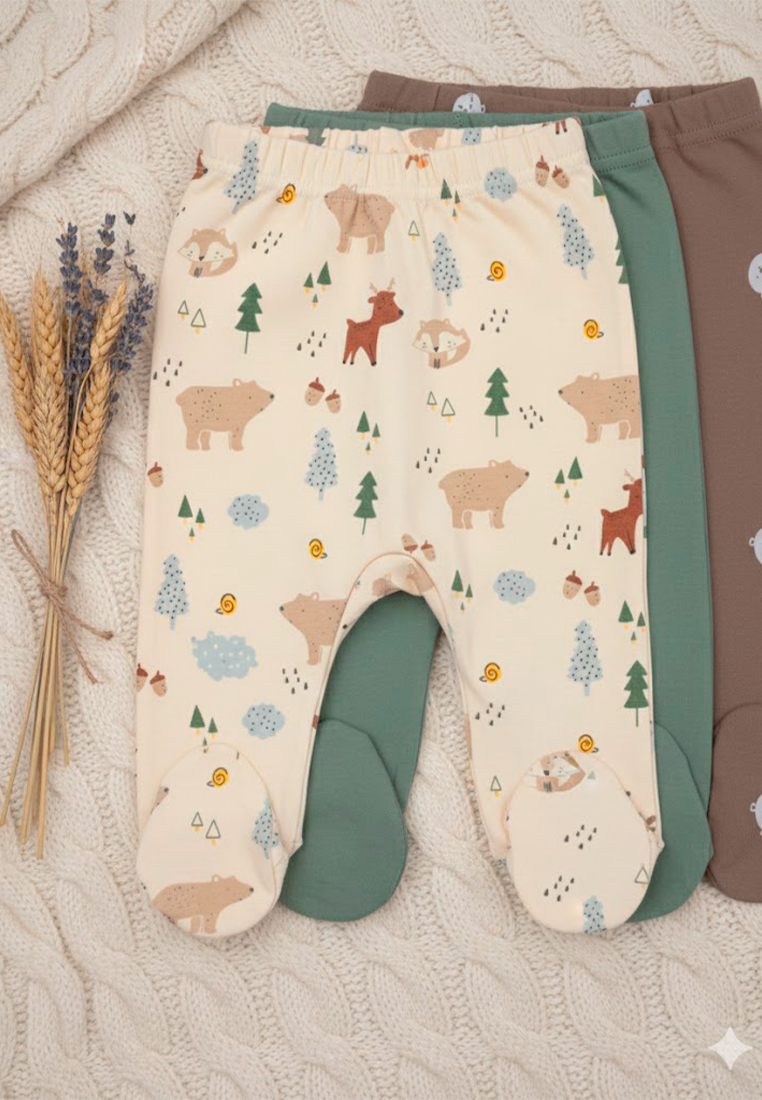 Ползунки 3 шт YOULALA 0553206001 - фото 3