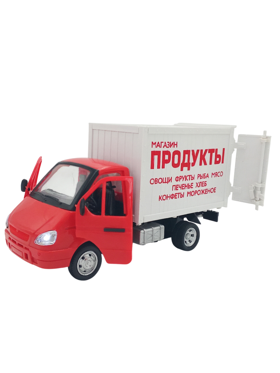 Грузовик Play Smart ГАЗель Продукты со светом и звуком 9077-A - фото 9
