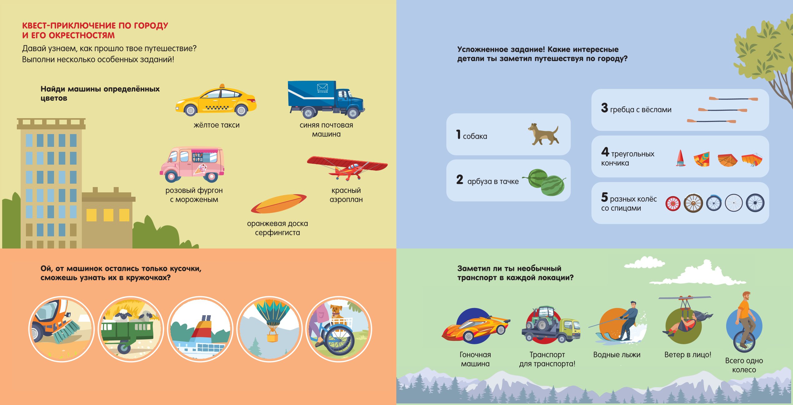Книга АСТ Найди 101 транспорт В городе - фото 6