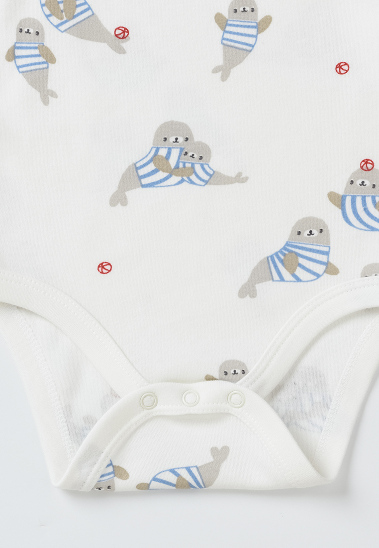 Боди 2 шт artie S25B19BK2-1485M/Белый-синий - фото 4