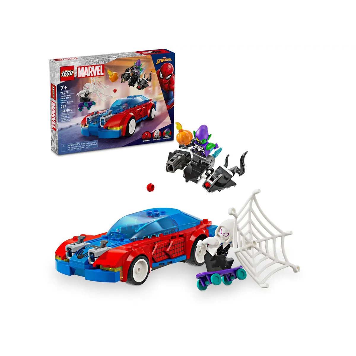 Конструктор LEGO Marvel Super Heroes Spider-Man Car and GreenGoblin - фото 1