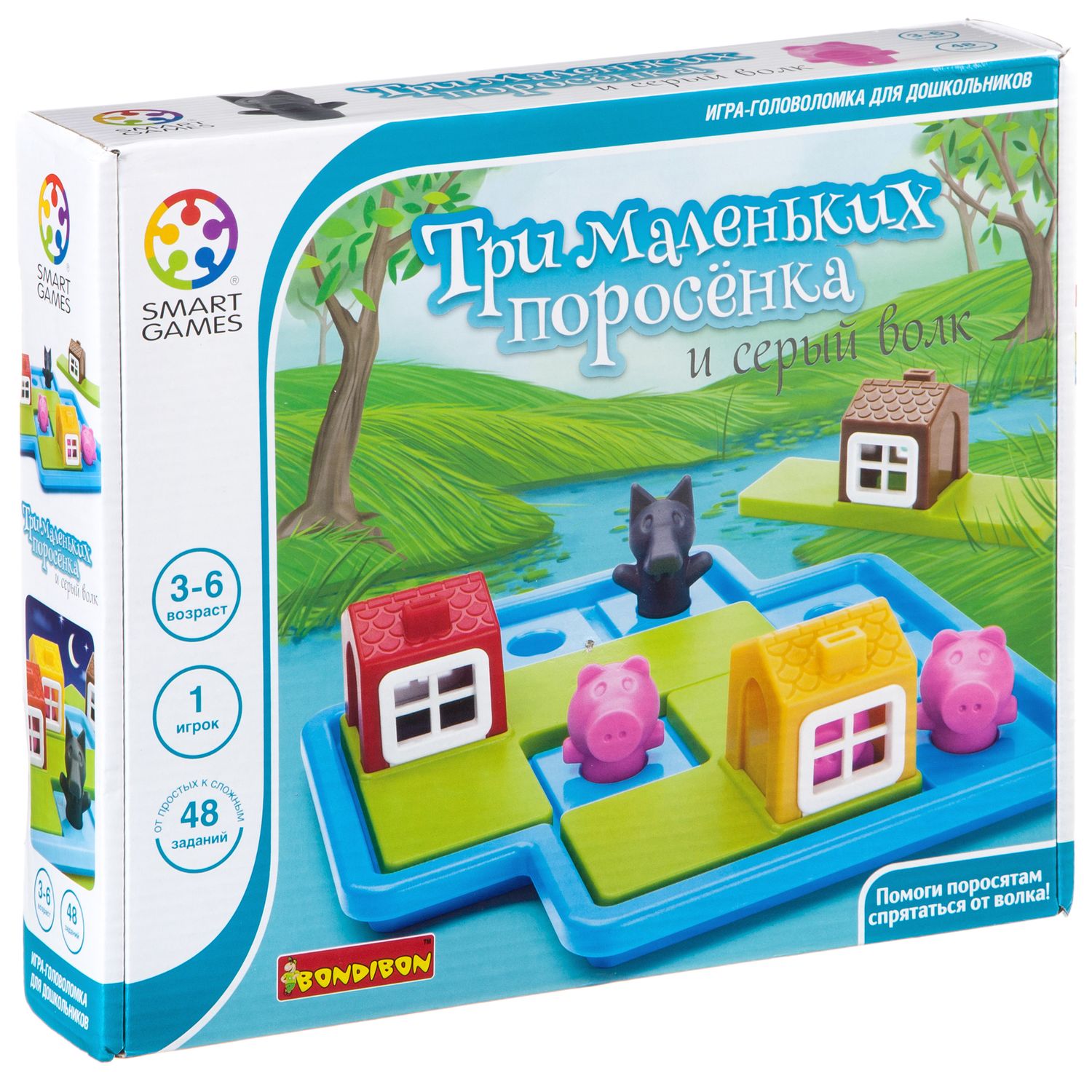 Настольная игра Bondibon Три маленьких поросёнка - фото 1