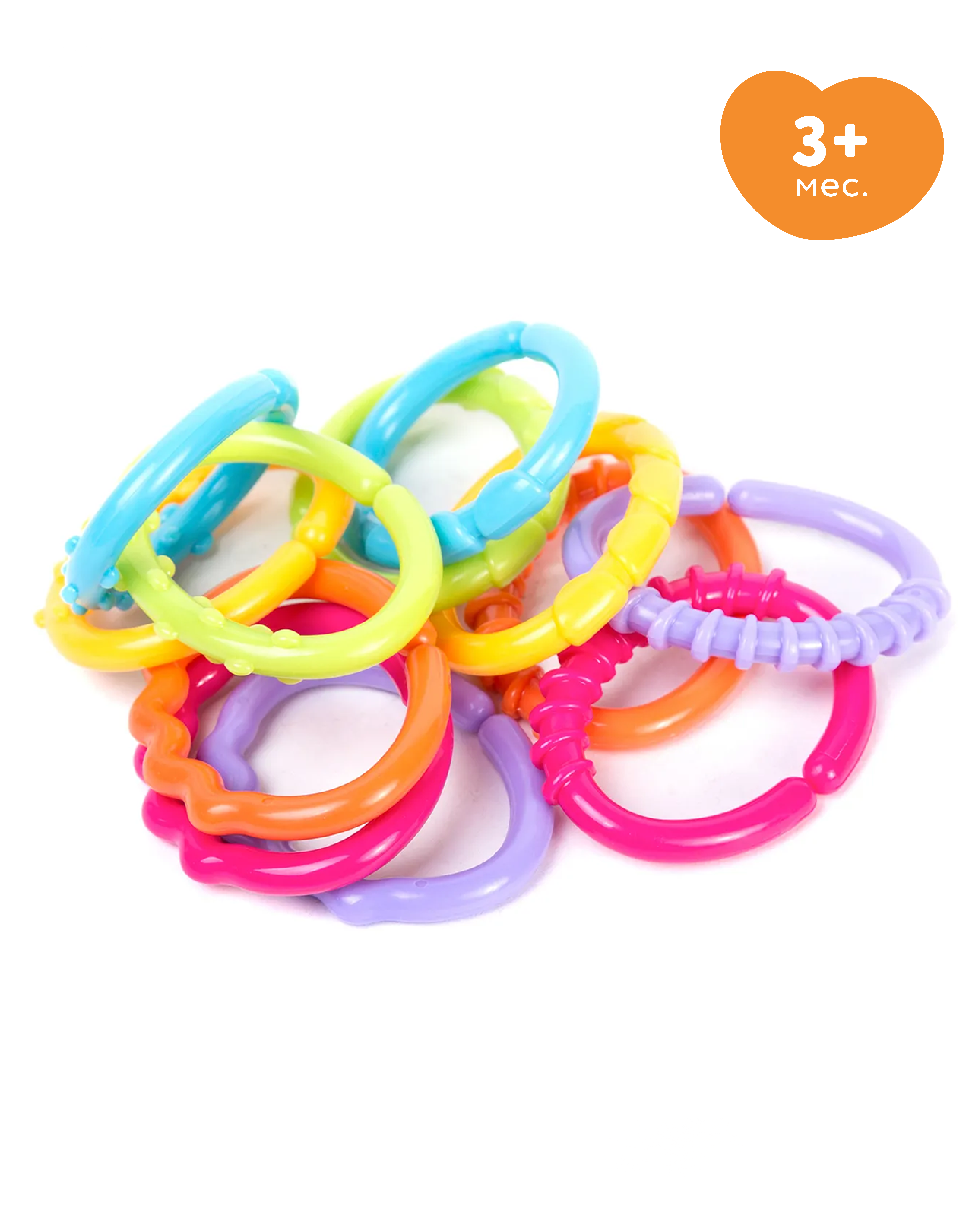 Игрушка BabyGo погремушка Колечки - фото 1