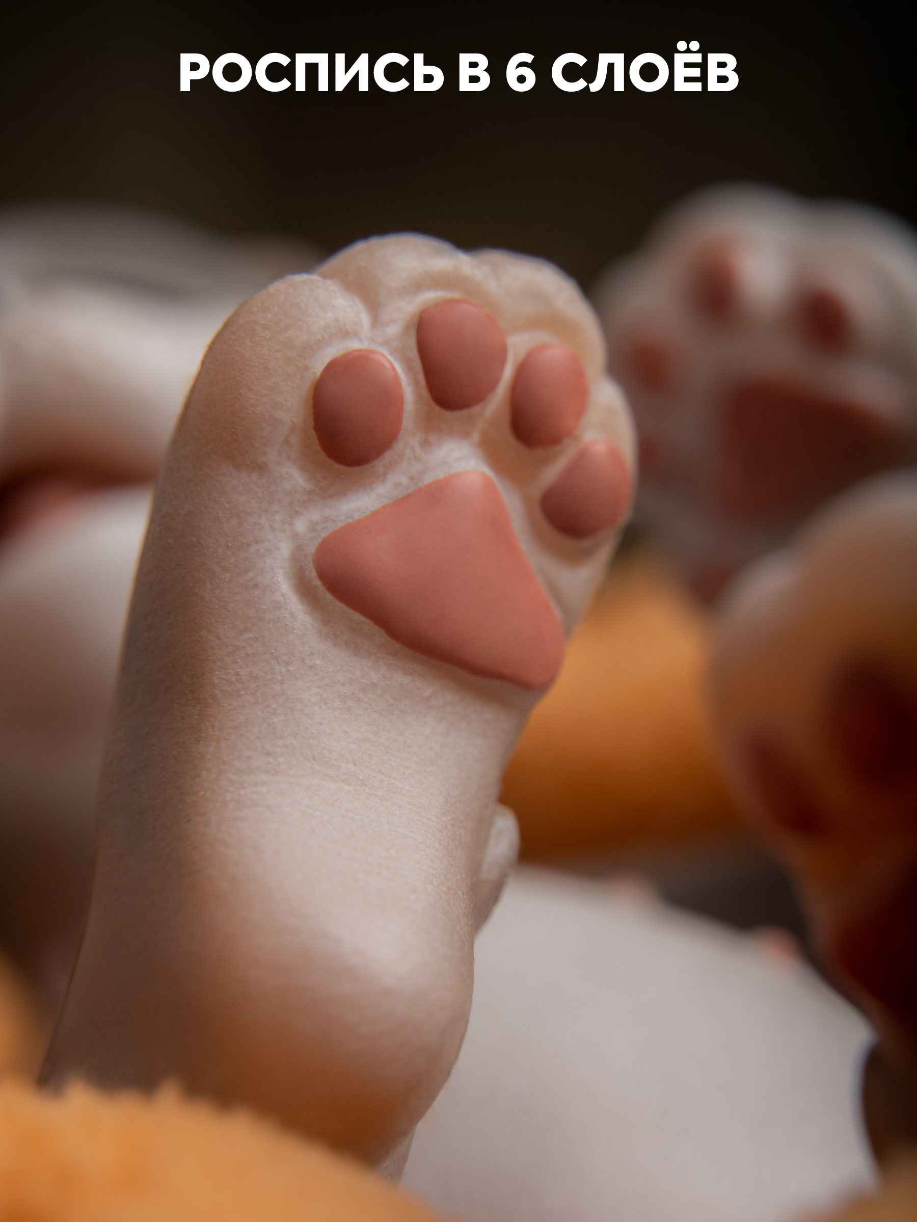 Кукла мини Magic Manufactory Magic Pets Кот реборн серый высота 19 см 4631175965861 - фото 7