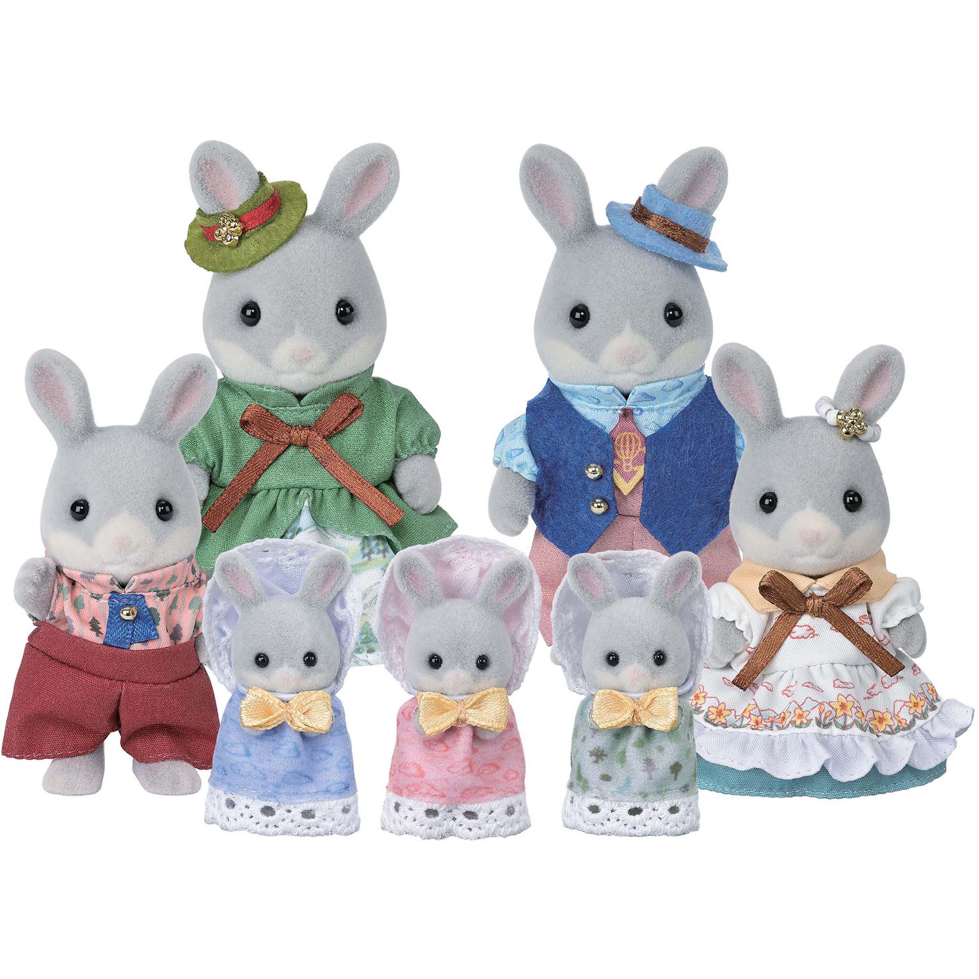 Игровой набор Sylvanian Families Семья Серых кроликов - фото 3