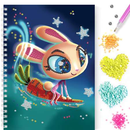 Алмазная мозаика Color Kit Кролик-Космонавт