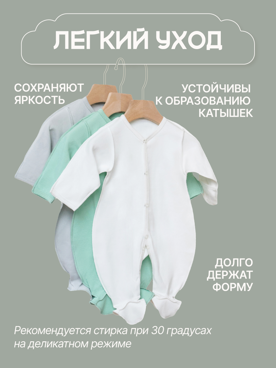 Комбинезон 3 шт MomKid N-BubbyN-2 - фото 8