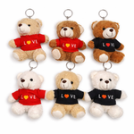 Брелок Мастер Мишка в футболке в ассортименте