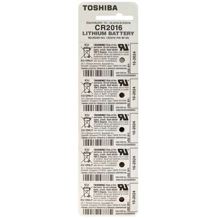Батарейки Toshiba литиевые Таблетка Special 5шт CR2016 3V
