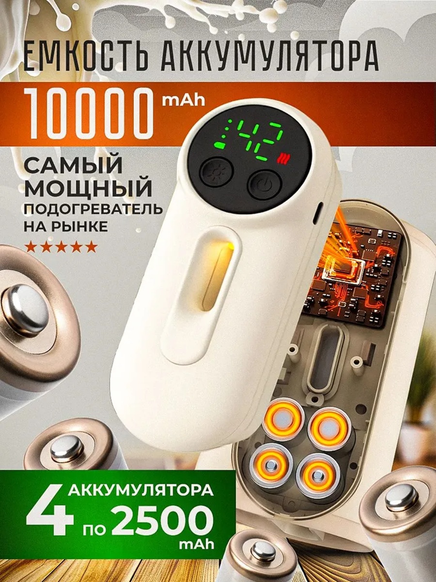 Подогреватель CASTLELADY для бутылочек портативный - фото 3