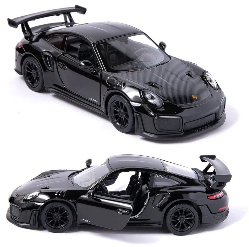 Автомобиль KINSMART Porsche 911 GT2 RS черная 1:36 КТ5408/2 - фото 1