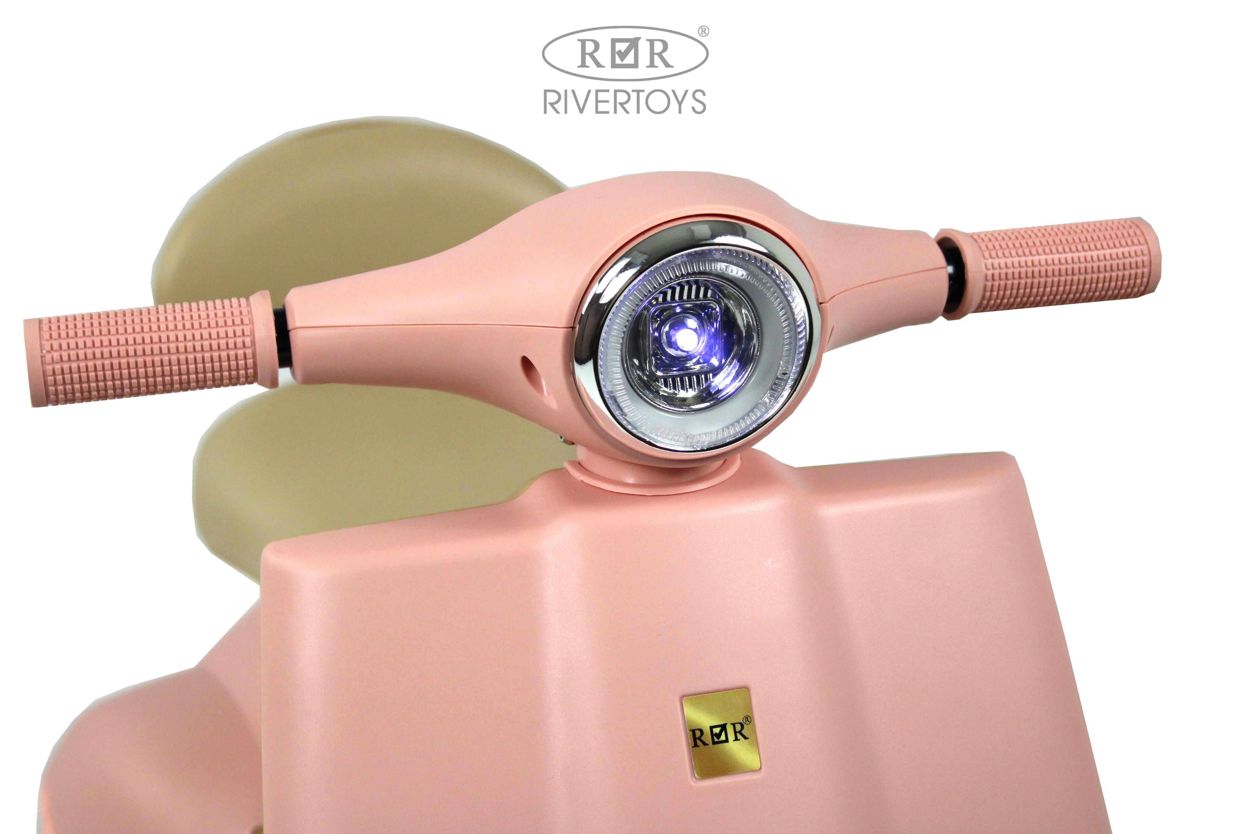 Электромобиль RIVERTOYS K444PX-A-PINK - фото 14