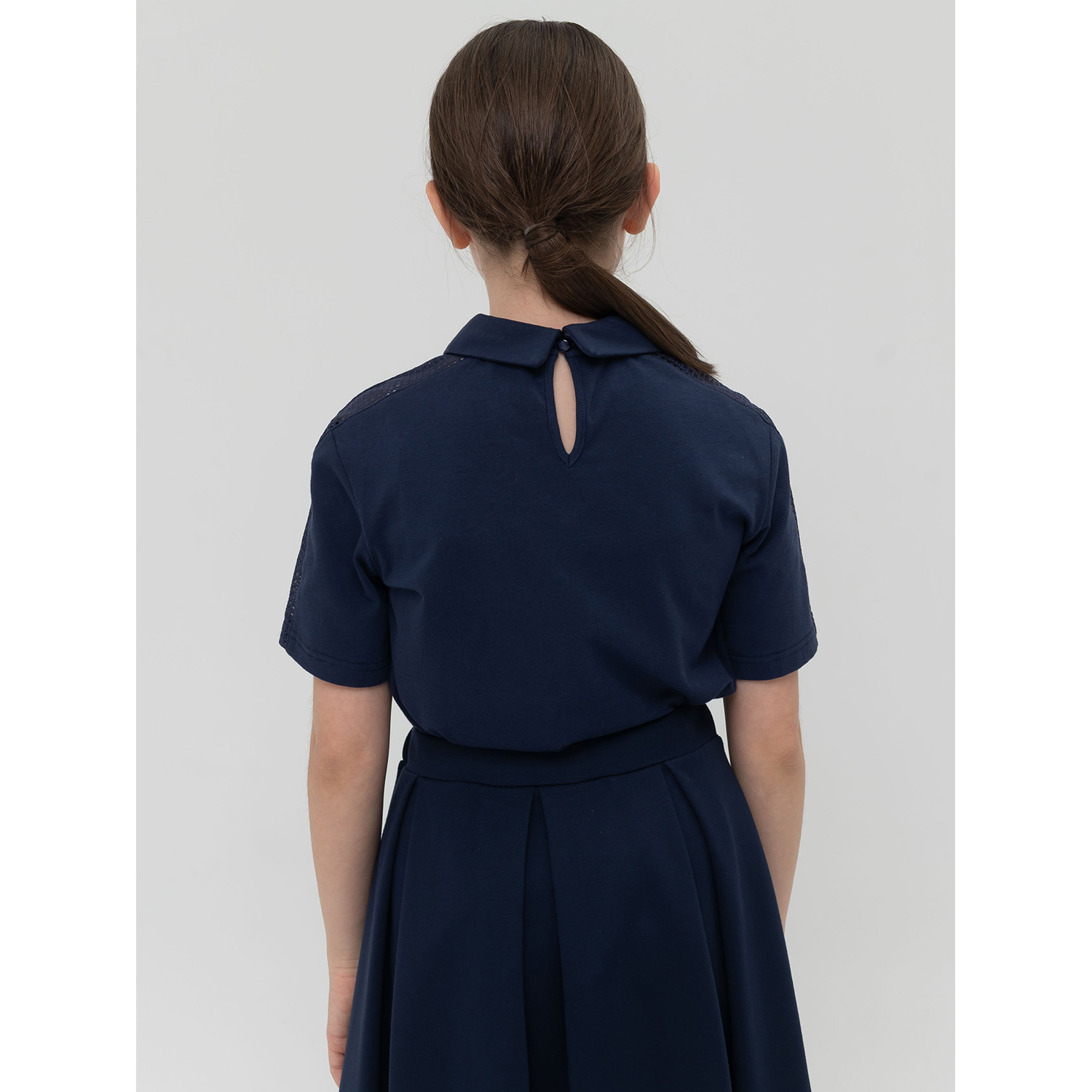 Блузка Pelican GFT8142/Темно-синий(54) - фото 4