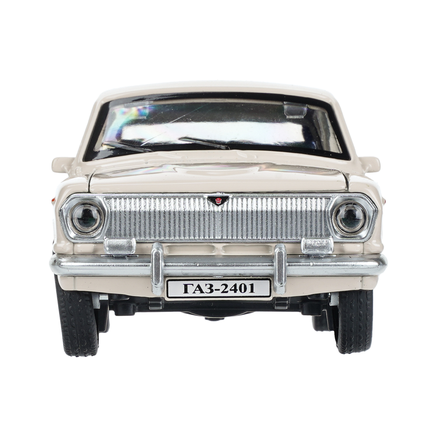 Автомобиль Технопарк ГАЗ Волга Бежевая 1:32 410486 - фото 5