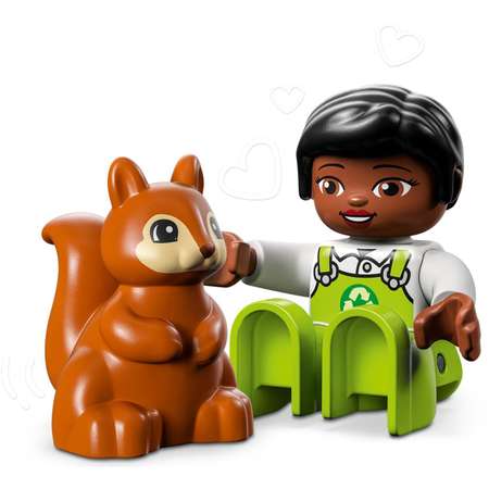 Конструктор LEGO DUPLO Турбина и электромобиль блочный