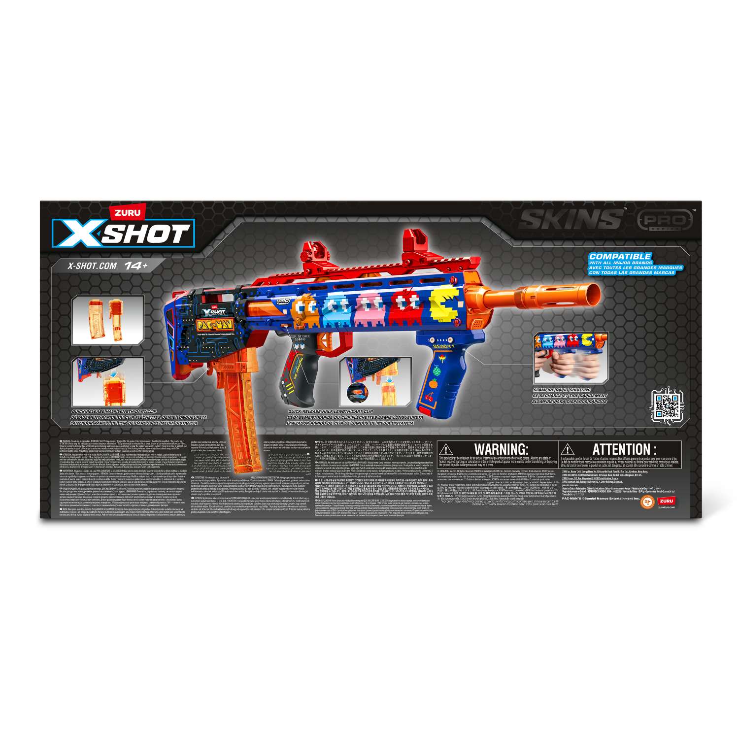 Бластер Zuru XSHOT  Pro Sinister Pacman - фото 14