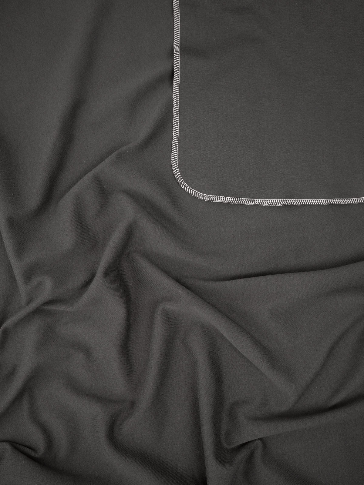 Пелёнка Mjolk Steel Grey трикотаж 80х80 см - фото 2