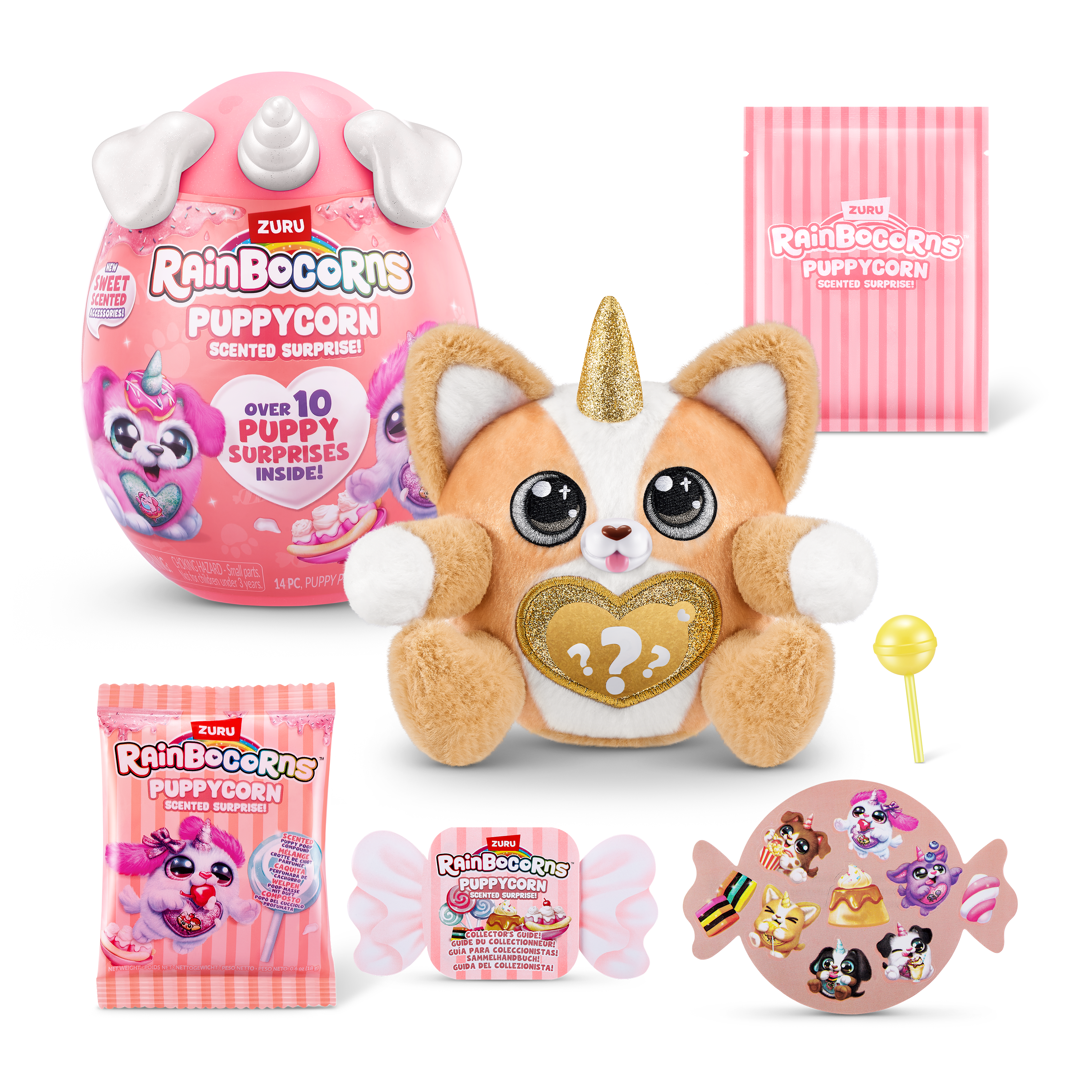 Мягкая игрушка Zuru Rainbocorns собачка Puppycorn в ассортименте - фото 19