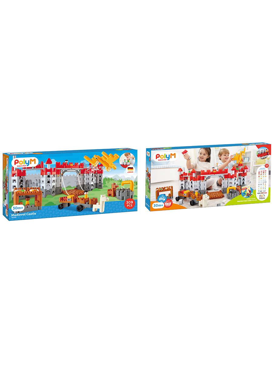 Конструктор Hape Средневековый замок 310 дет. - фото 15