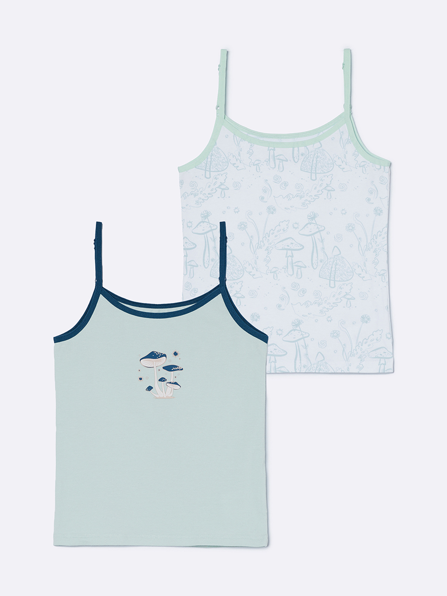 Майка бельевая 2 шт Lassie 72203207-8010 - фото 1