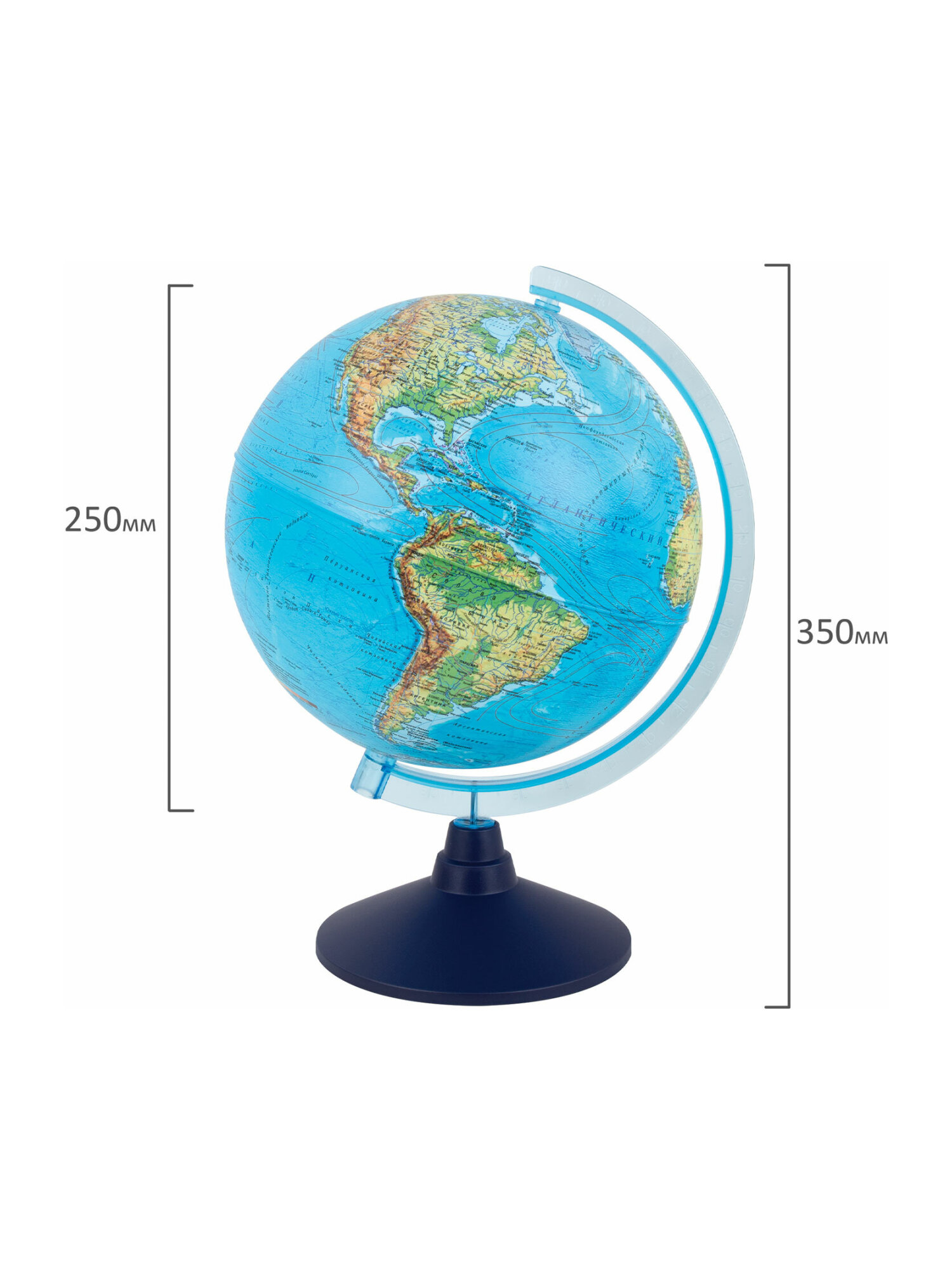 Глобус Globen физический диаметр 25 см - фото 10