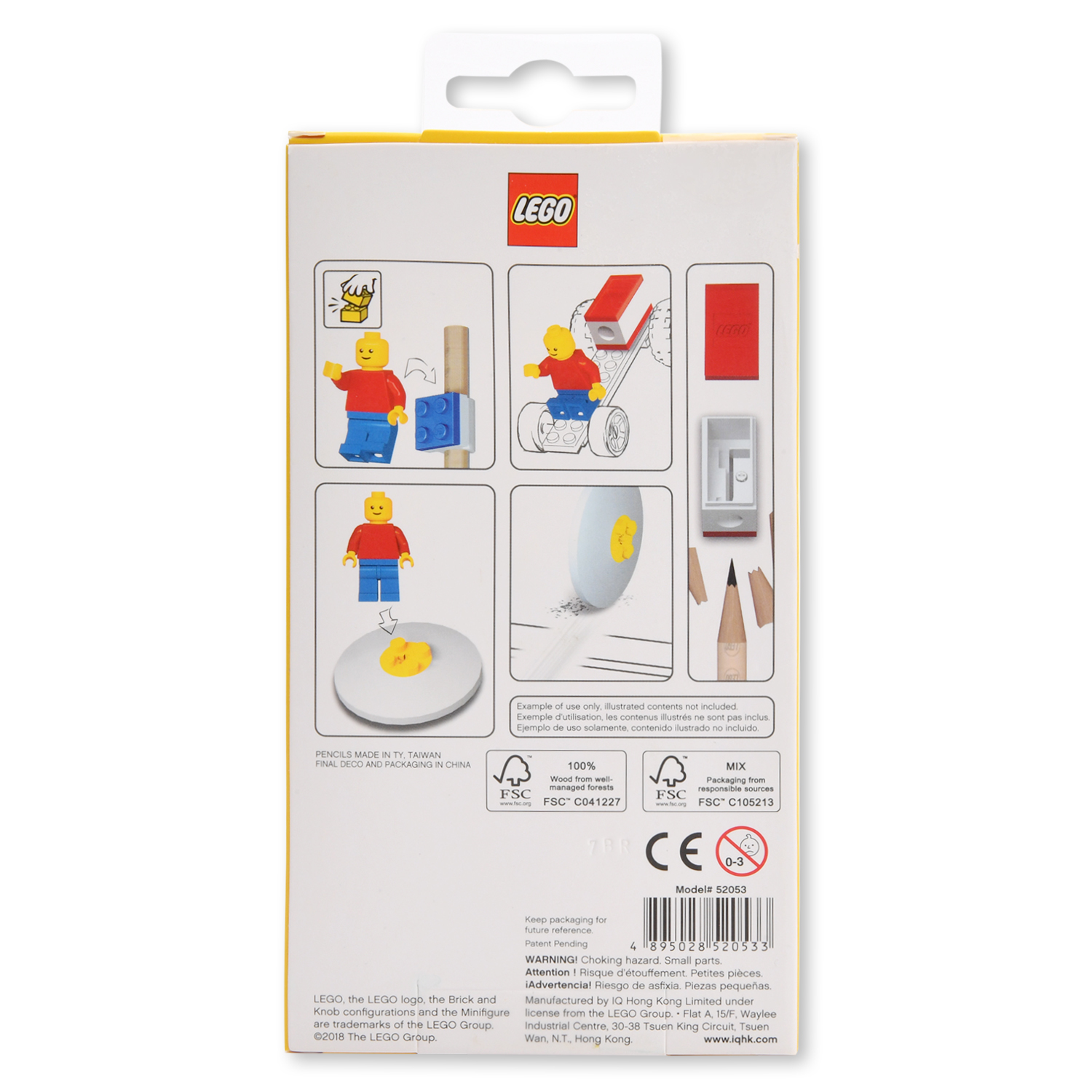 Карандаши чернографитные LEGO 4 шт. - фото 9