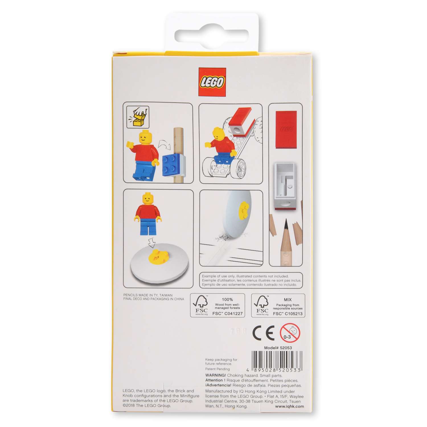 Карандаши чернографитные LEGO 4 шт. - фото 9