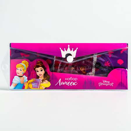 Набор чертёжный Disney пластик 4 шт.
