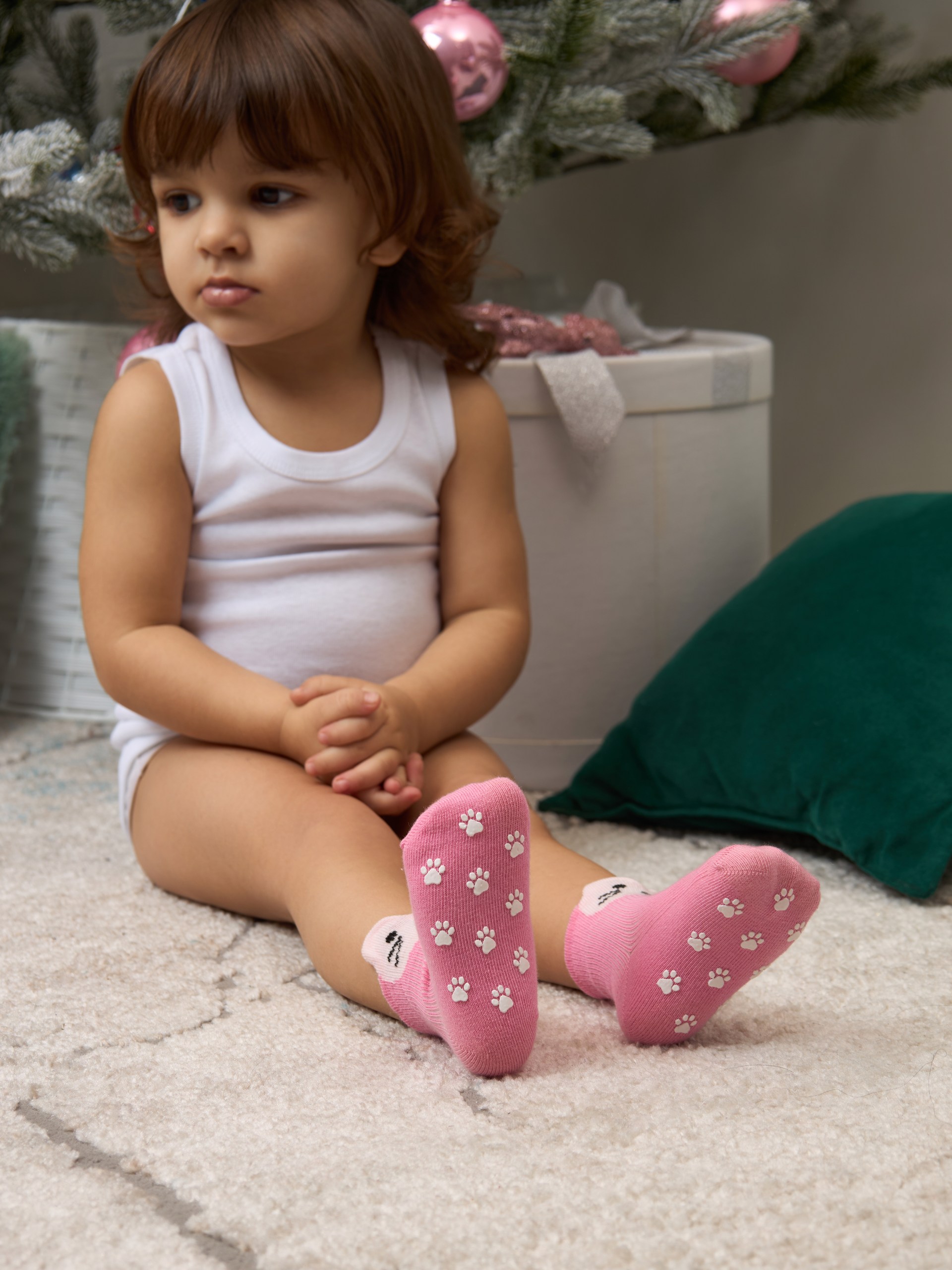 Носки 4 пары ALEX YVN B-2034-4-роз.жел.бел.св.роз. - фото 2