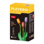 Конструктор SLUBAN Тюльпаны сиреневый