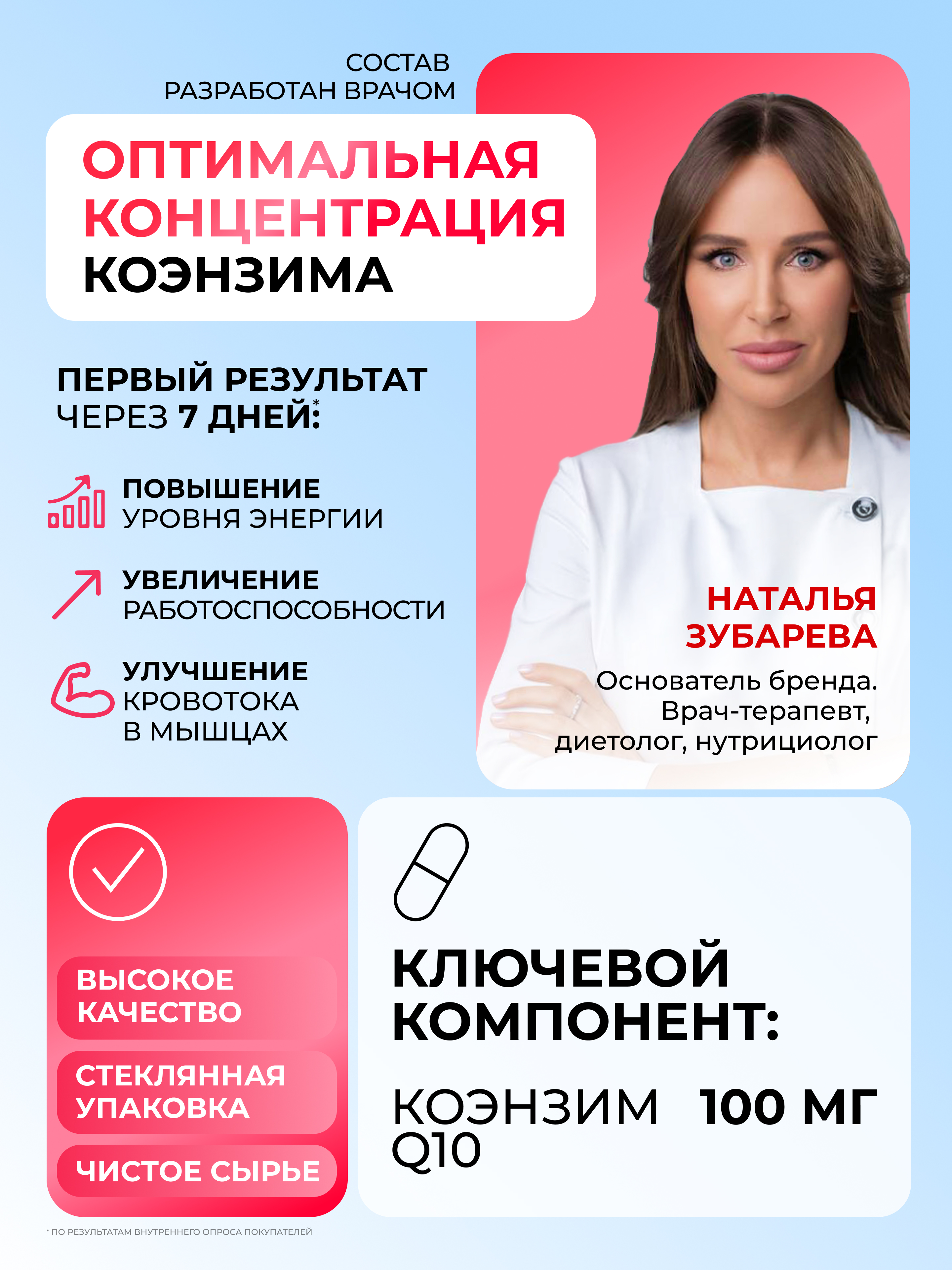 Микронутриенты Dr. Zubareva Коэнзим Q10 - фото 3