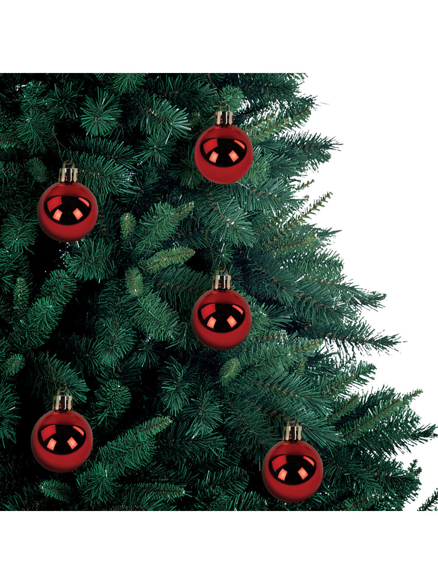 Елочные игрушки шары Золотая сказка шарики на новогоднюю елку набор 30 штук - фото 5