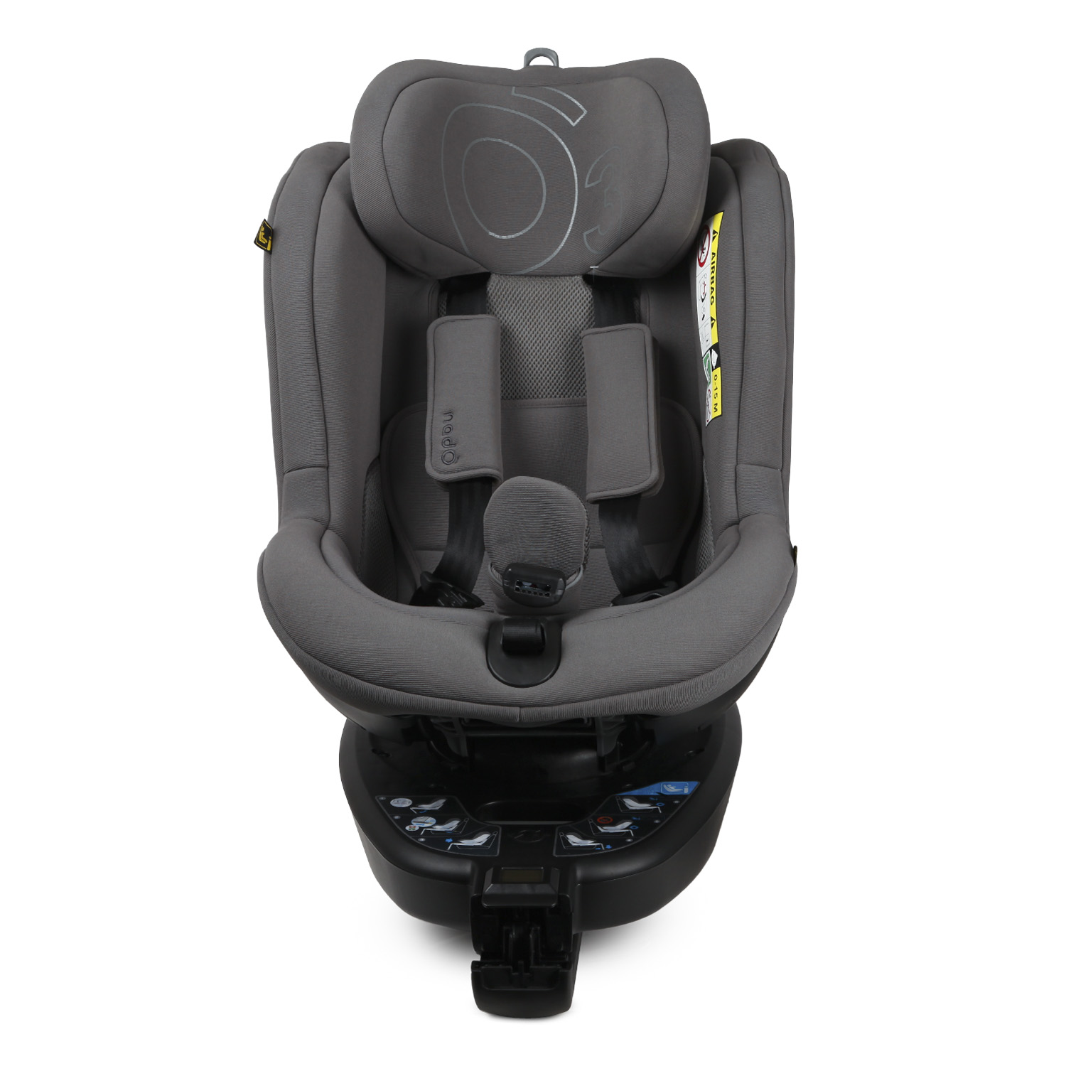 Автокресло nado Coconut ash Isofix 0+/1 (0-18 кг) - фото 13