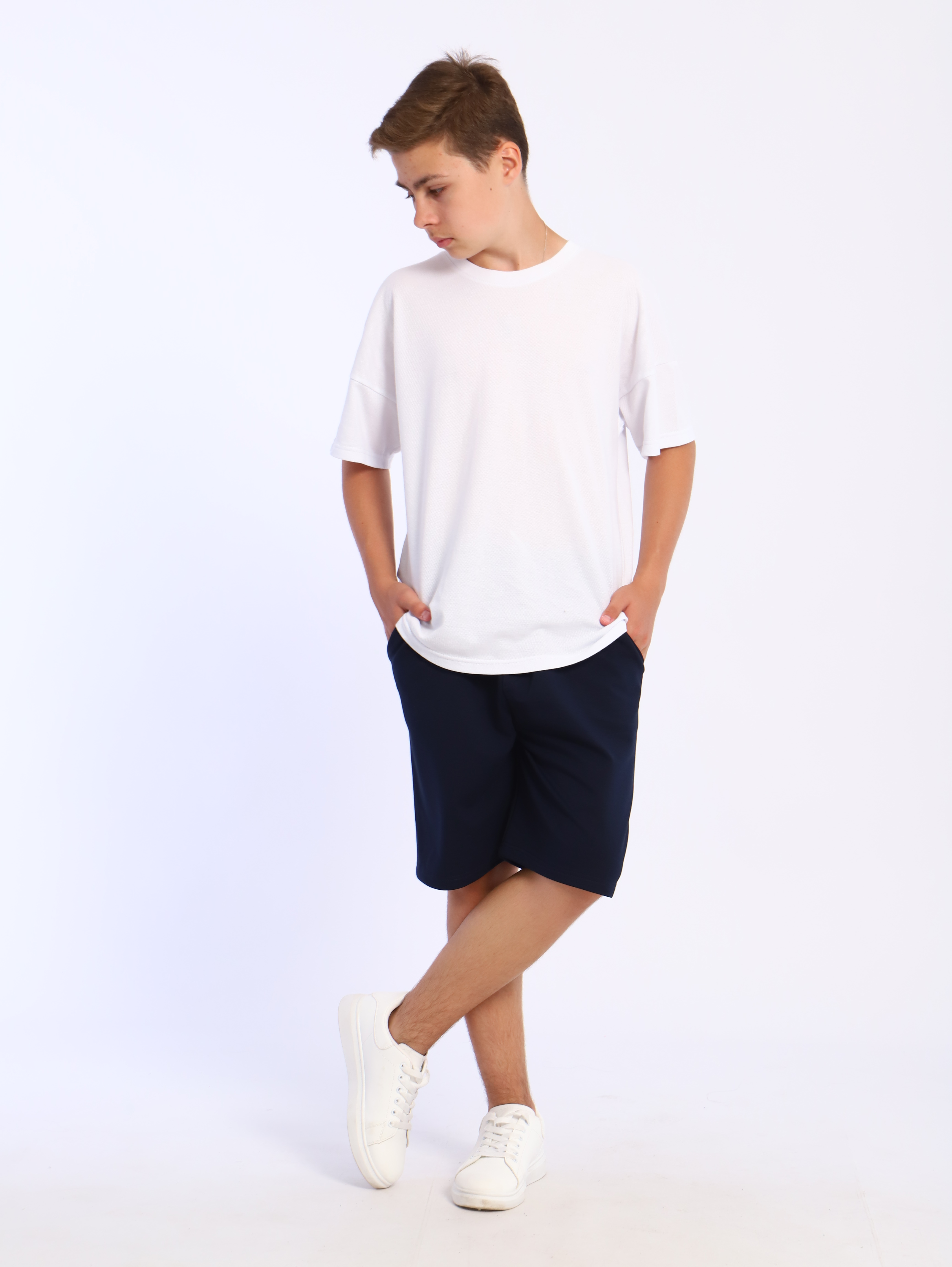 Шорты ЛАДОШКИ Шорты Олег синий - фото 7