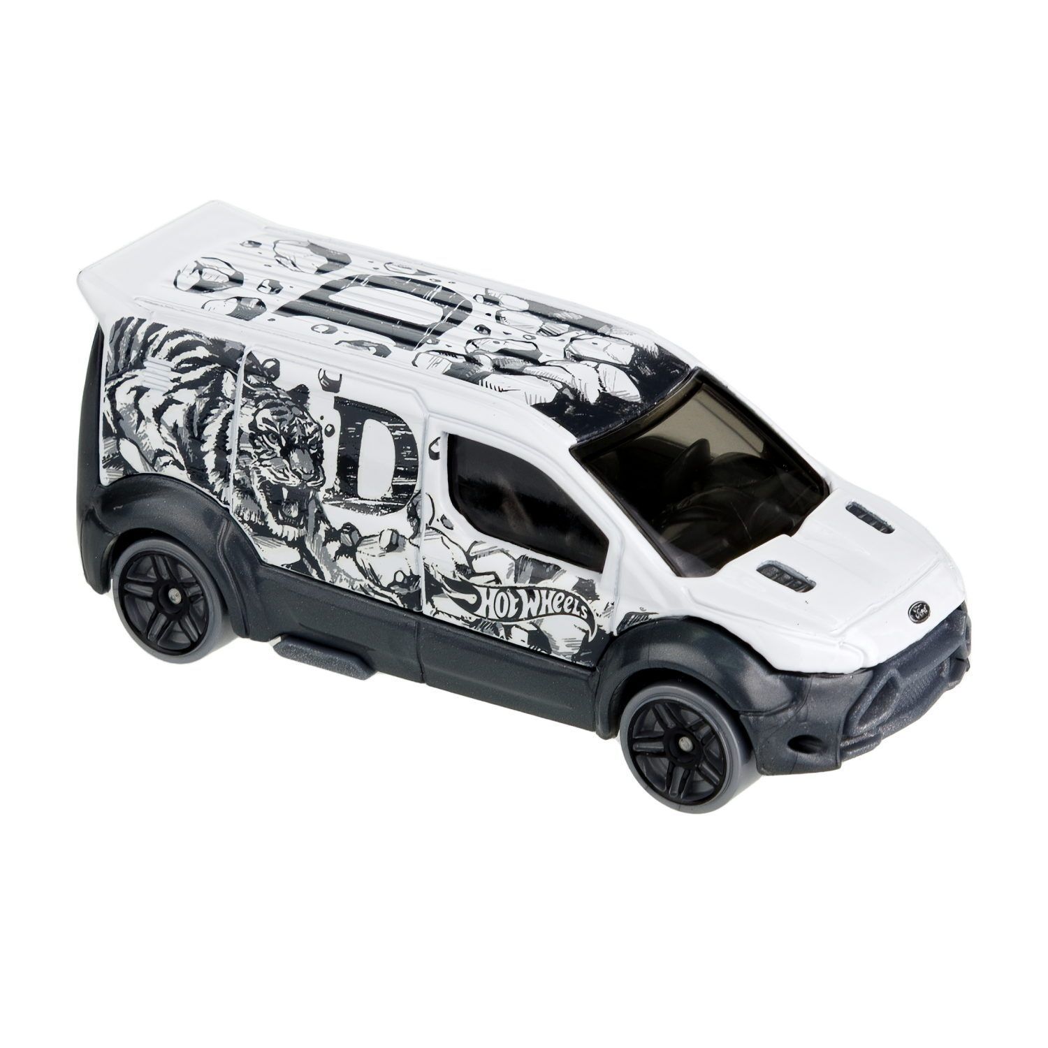 Внедорожник Hot Wheels Ford Transit Connect 1:64 62919 - фото 6