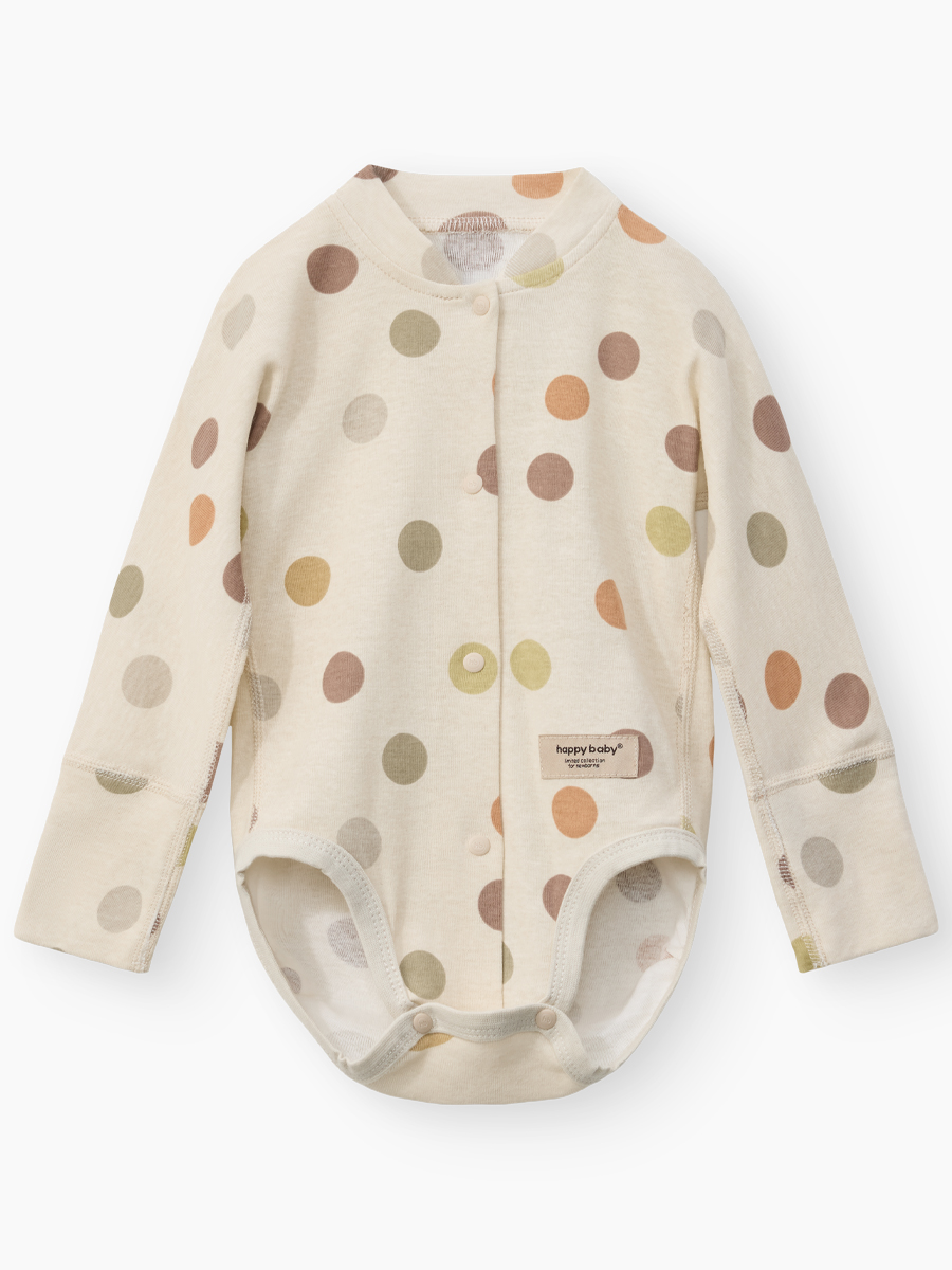 Боди 2 шт Happy Baby 90166-0_milky beige - фото 2