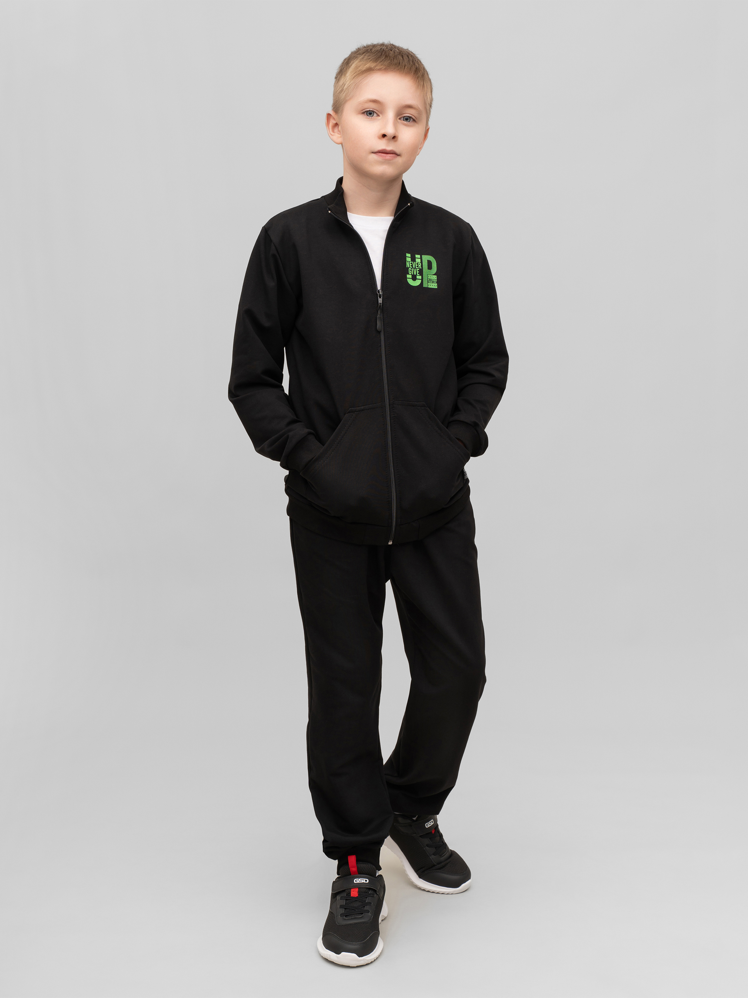 Спортивный костюм ULTRA 7062п-Ул черный не сдавайся - фото 2