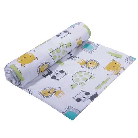 Пеленка Babyton трикотажная Зверята 1262