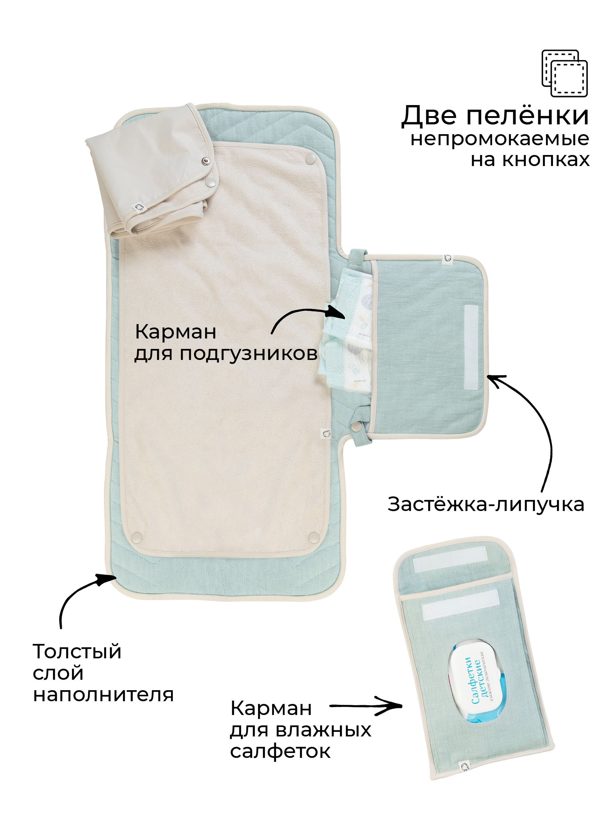 Сумка BUBA KIDS голубой - фото 2