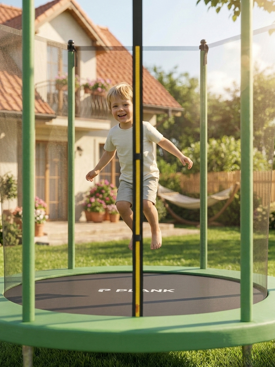 Уличный детский батут Plank SKY 6ft 183 см с внутренней сеткой - фото 8