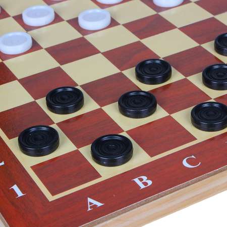 Настольная игра РЫЖИЙ Шашки