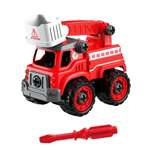 Конструктор Lei Meng Автолестница пожарная 13,5 см