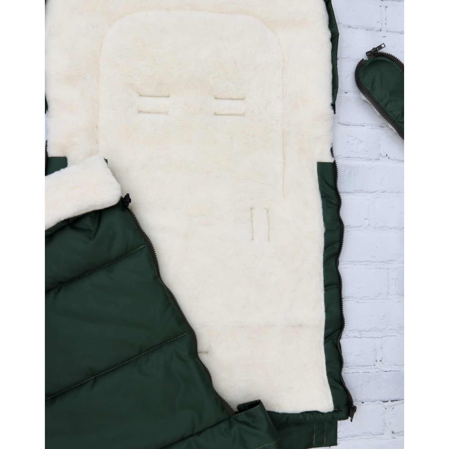 Конверт в коляску Осьминожка Трансформер зеленый - фото 11