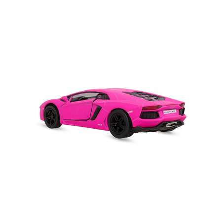 Автомобиль KINSMART Lamborghini Aventador LP 700-4 розовая 1:38