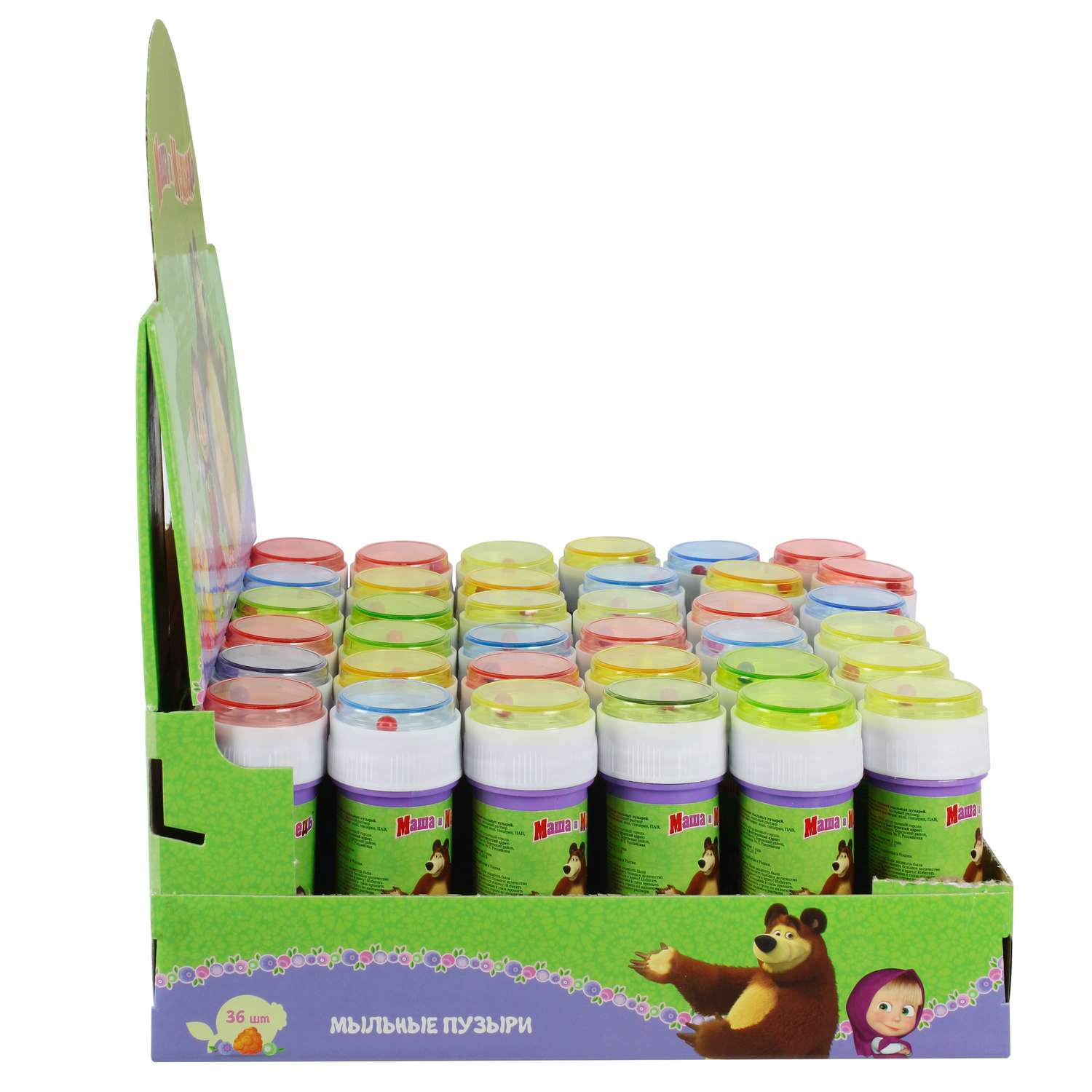 Мыльные пузыри 1TOY Маша и медведь в ассортименте - фото 4