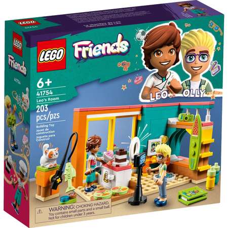 Конструктор LEGO Friends Комната Лео блочный