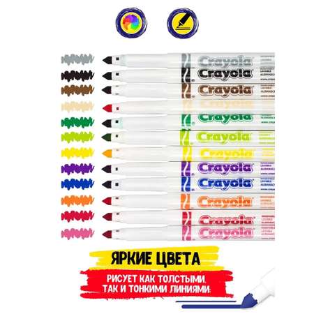 Фломастеры Crayola 12 цв.