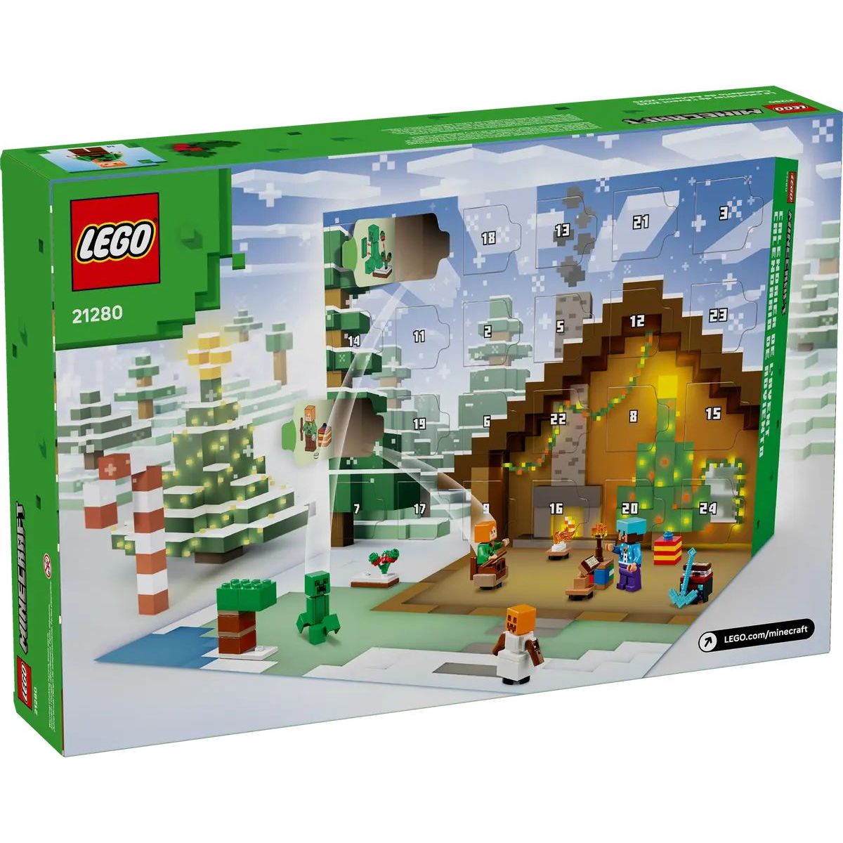 Конструктор LEGO Minecraft Рождественский календарь 300 дет. - фото 5