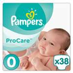 Подгузники Pampers Procare 0 (1-2,5 кг) 38 шт.