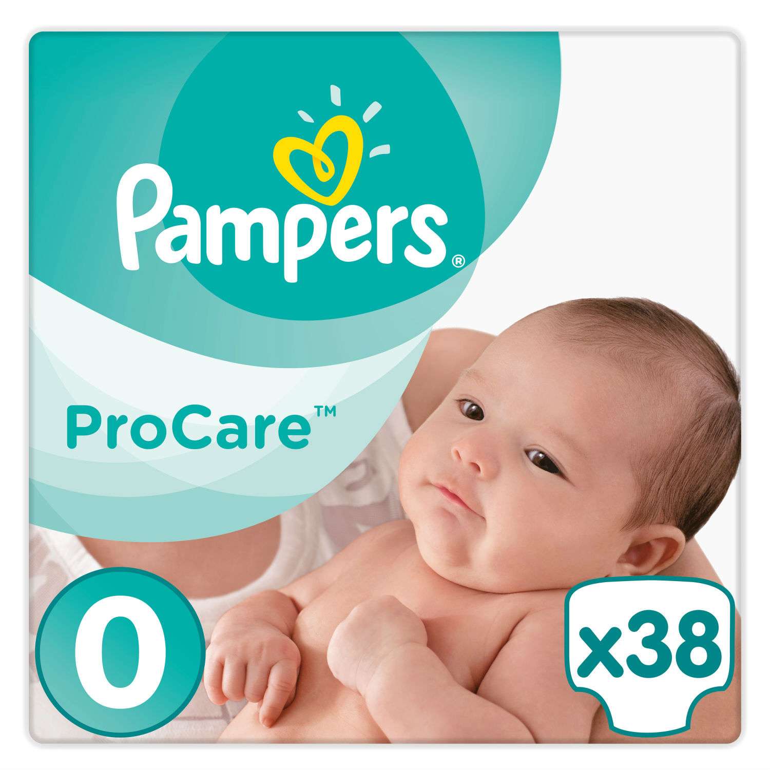 Подгузники Pampers Procare 0 (1-2,5 кг) 38 шт. - фото 1